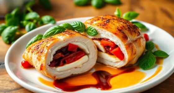 caprese inspired chicken dish