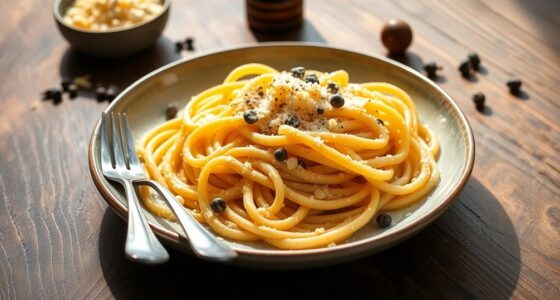 cheese and pepper pasta