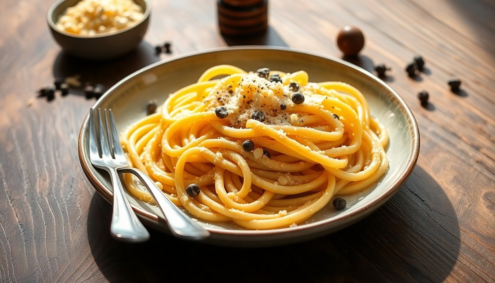 cheese and pepper pasta