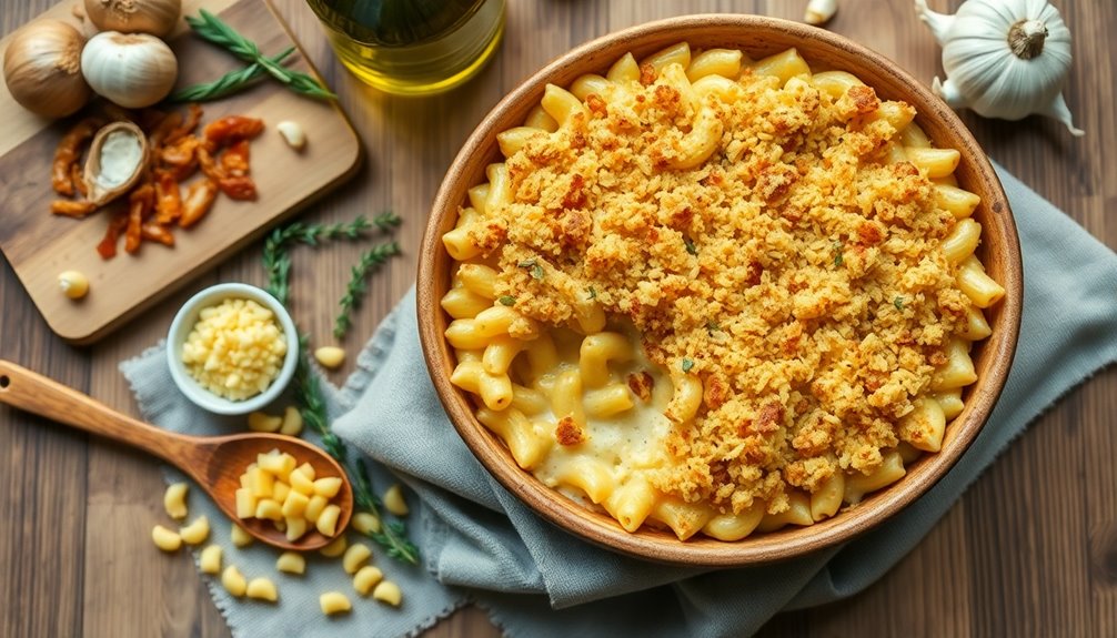 cheesy caramelized onion pasta