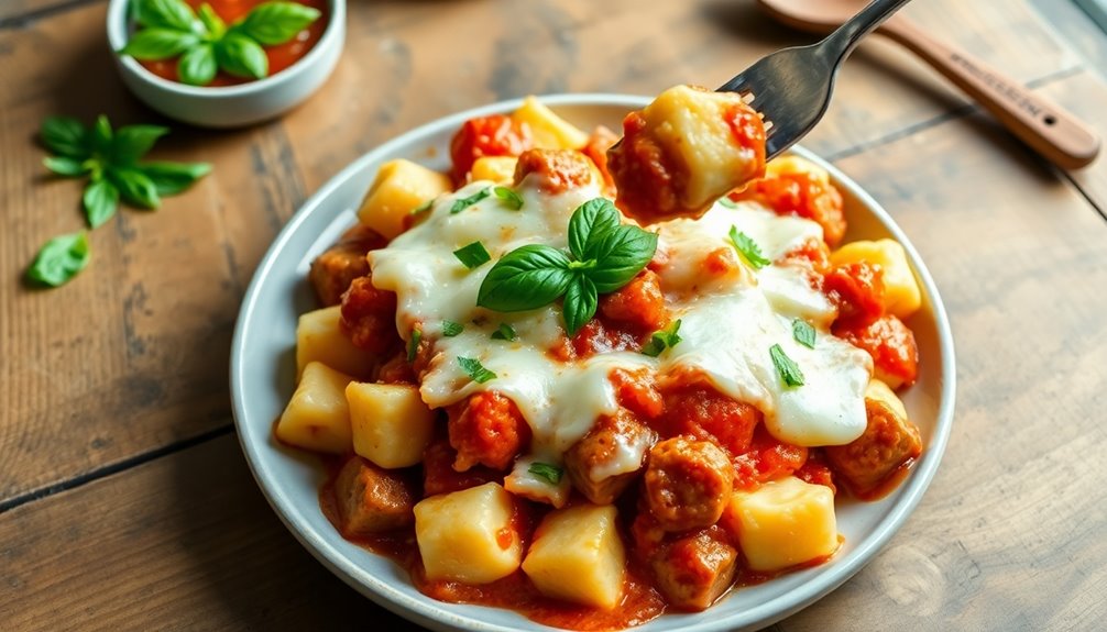 cheesy sausage gnocchi recipe