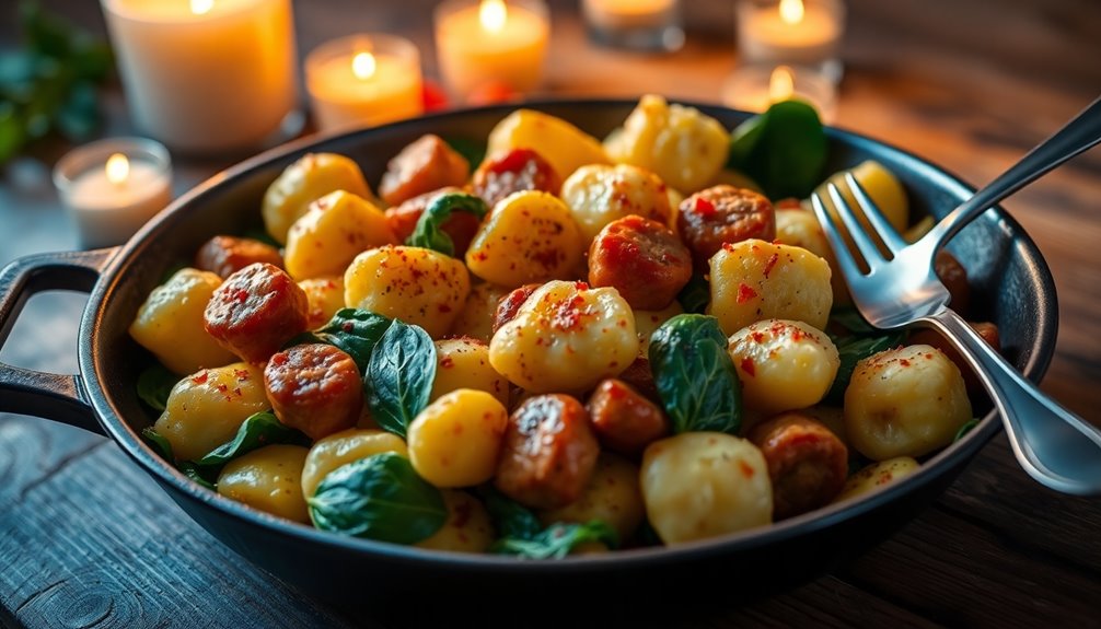 cheesy sausage gnocchi recipe