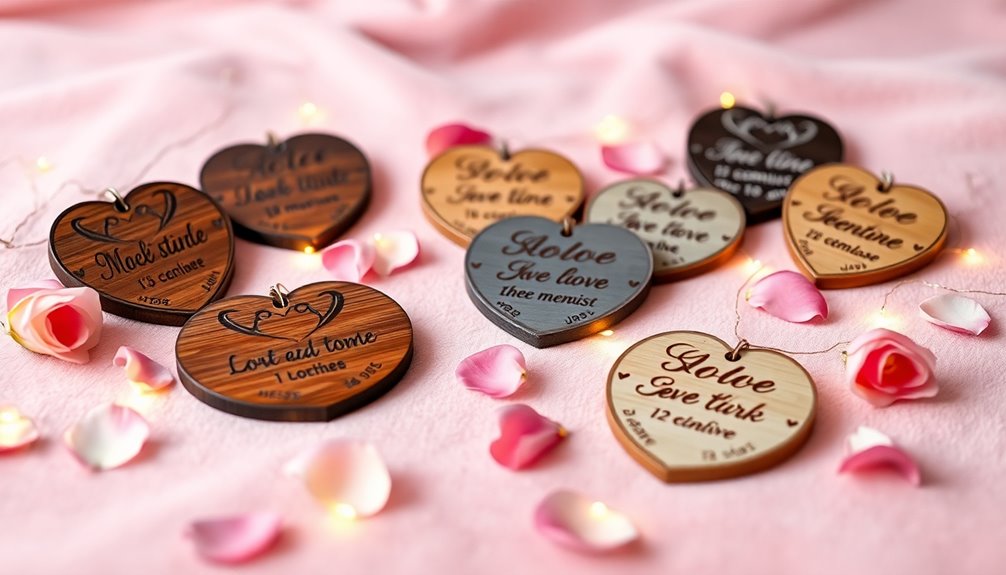 choosing customized valentine tokens