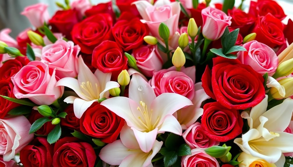 choosing valentine s day flowers