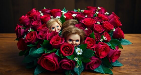 chucky themed valentine s bouquets