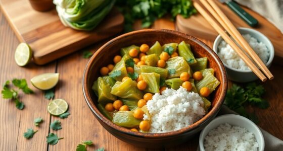 coconut infused cabbage dish