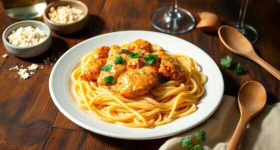 creamy chicken pasta dish