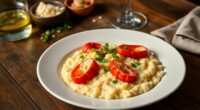 creamy lobster rice dish