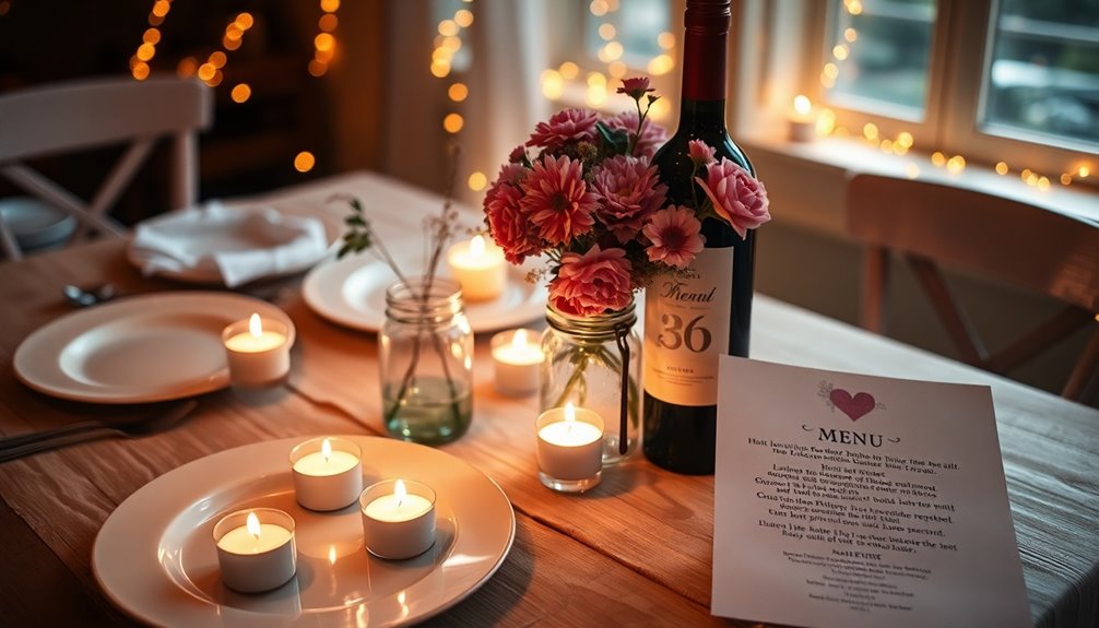 creating a romantic atmosphere