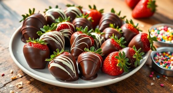 delicious chocolate covered strawberries