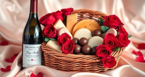 elegant gourmet valentine baskets