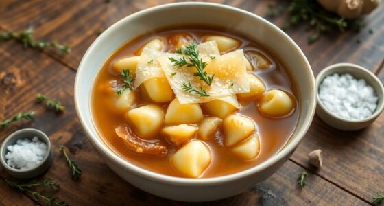 gnocchi soup with onions