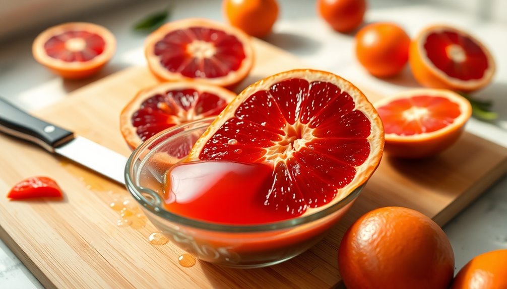 juice fresh blood oranges