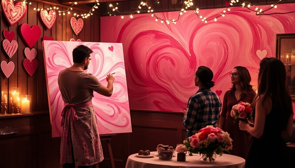 live painting for valentine s