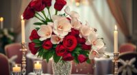 luxury valentine flower arrangements