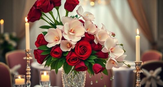 luxury valentine flower arrangements