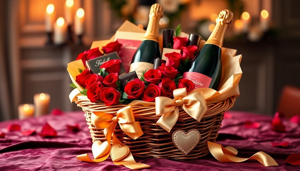 luxury valentine gift baskets