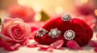 luxury valentine ring sets