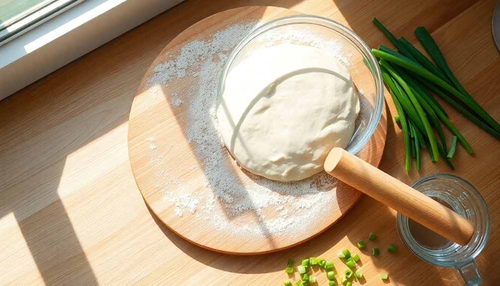 make scallion pancake dough