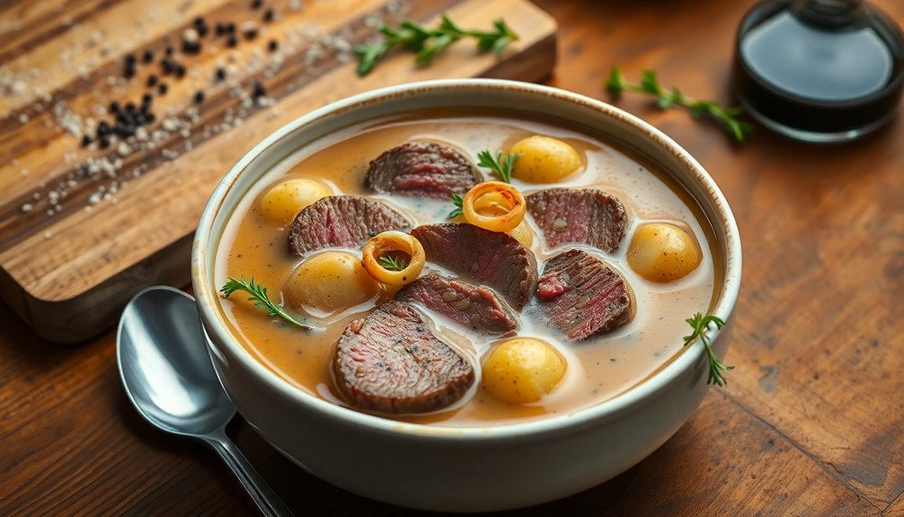 peppercorn steak soup recipe