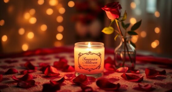 personalized romantic candle gifts