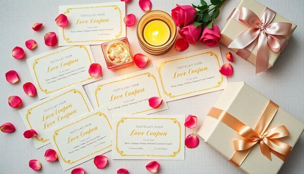 personalized romantic gift vouchers