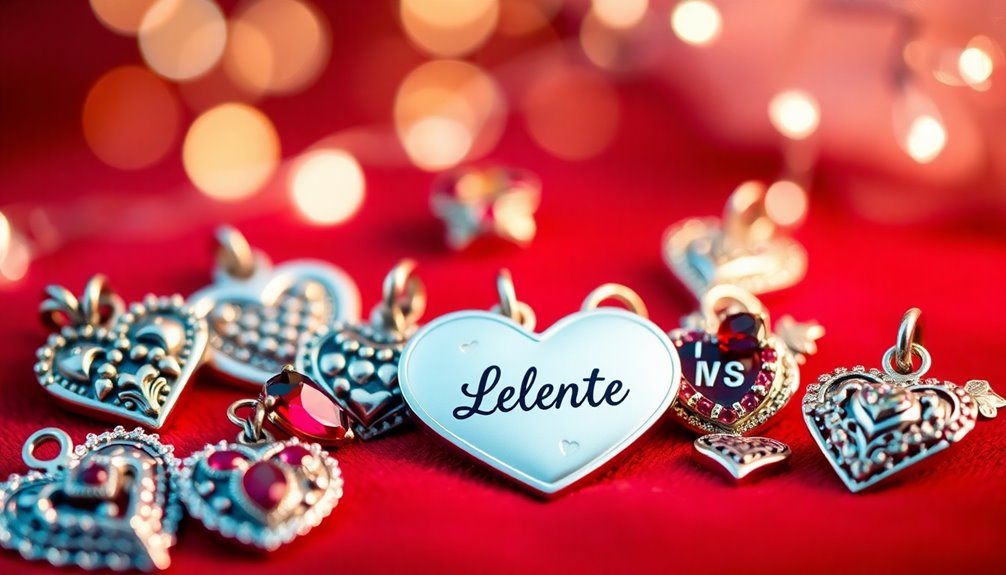 personalized valentine charm gifts