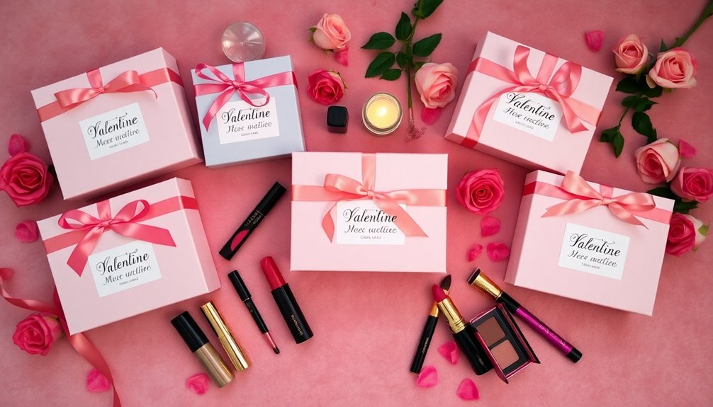 personalized valentine makeup selection