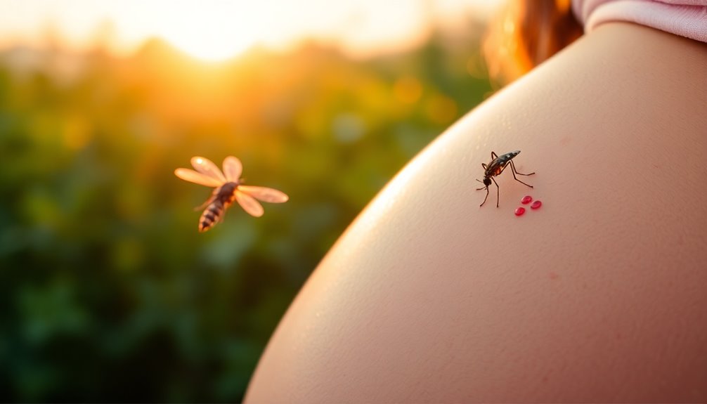 pregnancy increases mosquito susceptibility