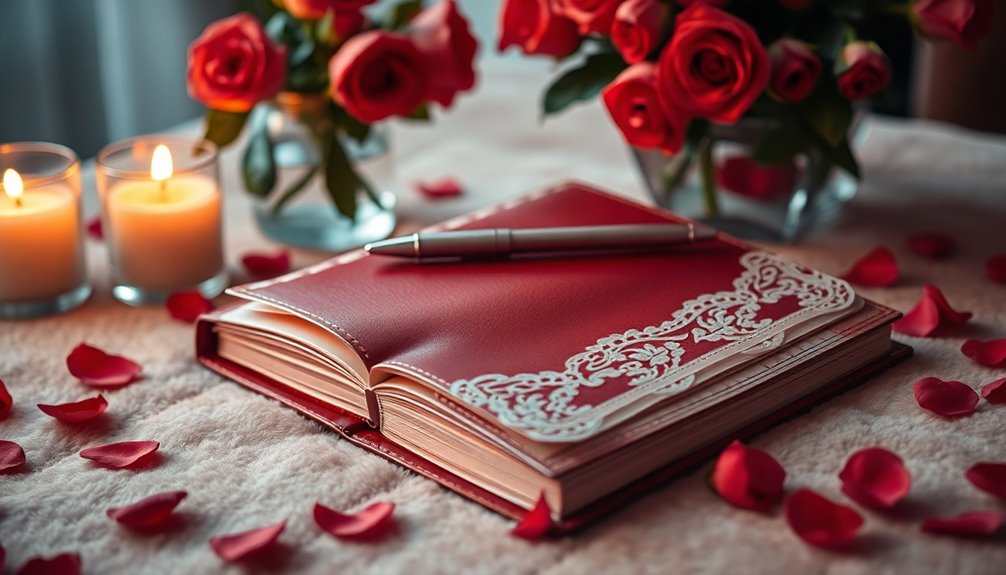 premium valentine memory books