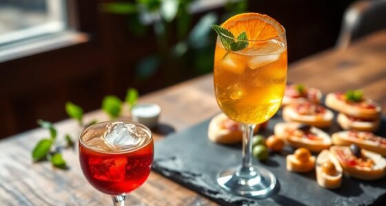 refreshing italian aperitif cocktail