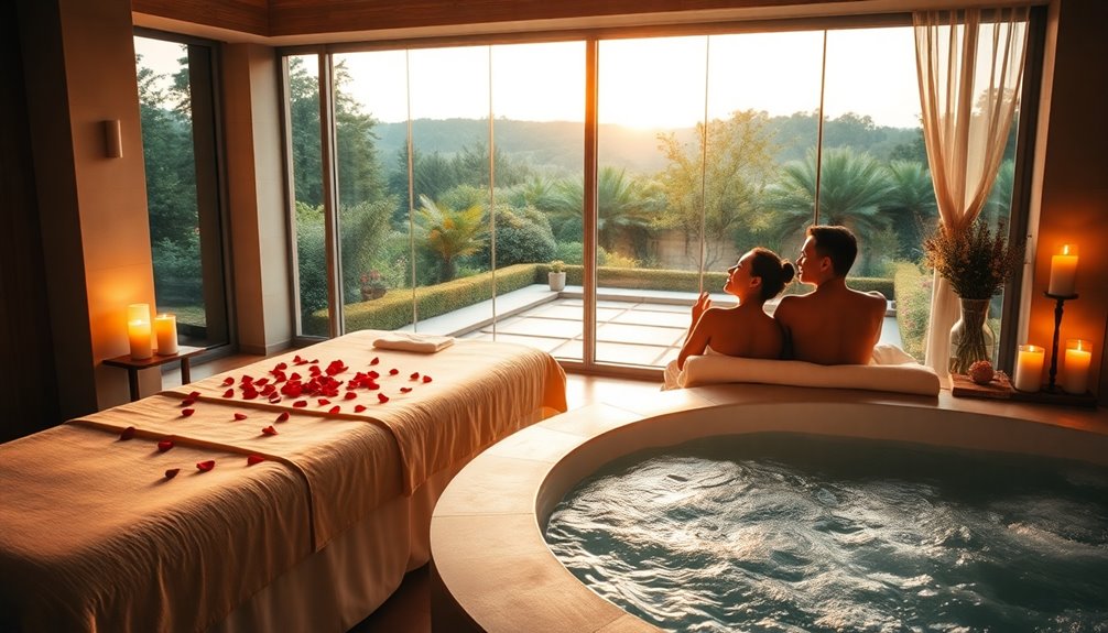 relaxing couples spa experience