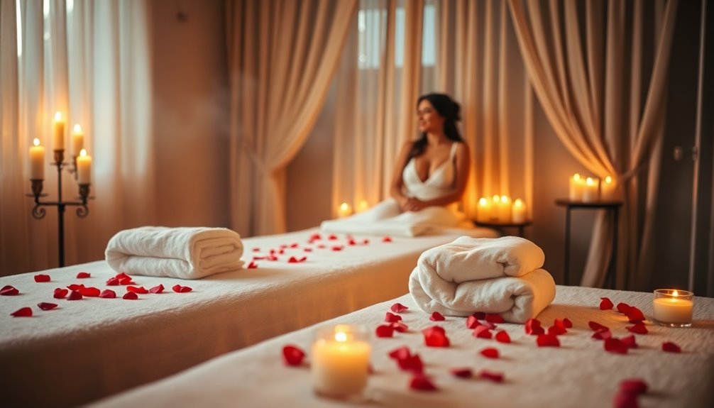 romantic couples massage surprise