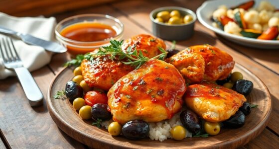 savory mediterranean chicken dish