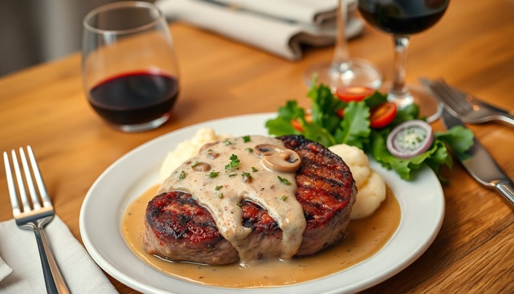 savory pan seared steak dish