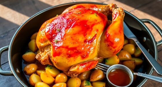 savory roasted chicken dish