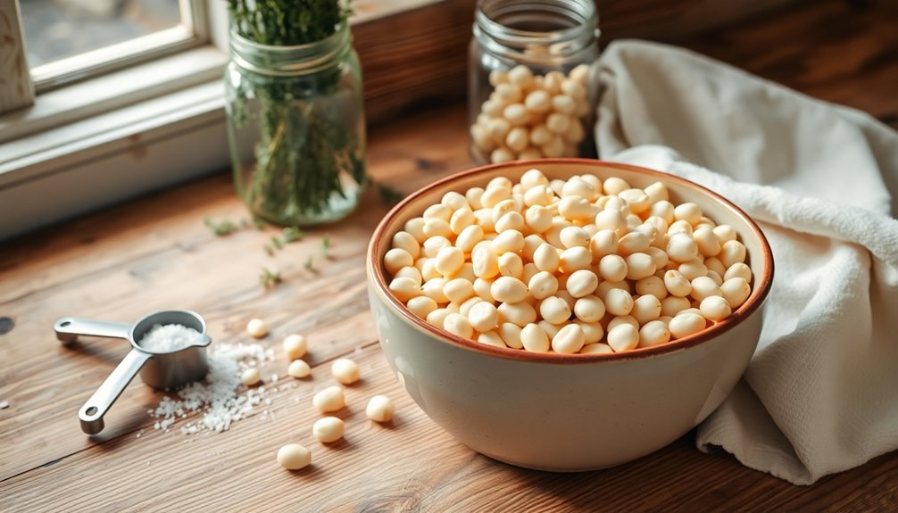 soak beans overnight thoroughly