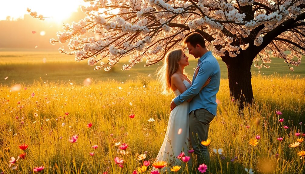 spring romance blossoms beautifully