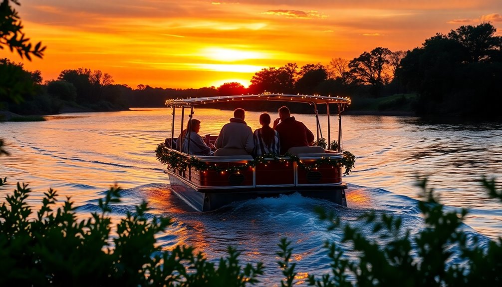 tranquil river sunset experience