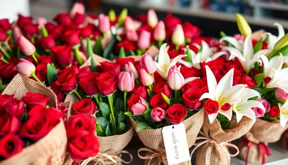 valentine bouquet discount considerations