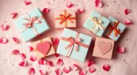 valentine decor gift boxes