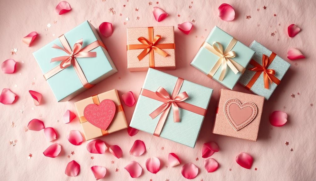 valentine decor gift boxes