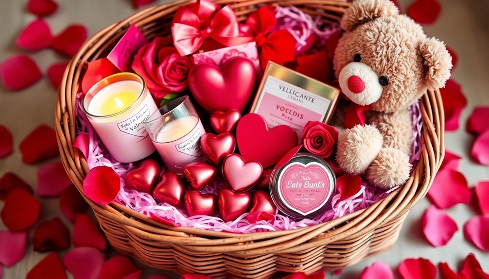 valentine gift basket selection