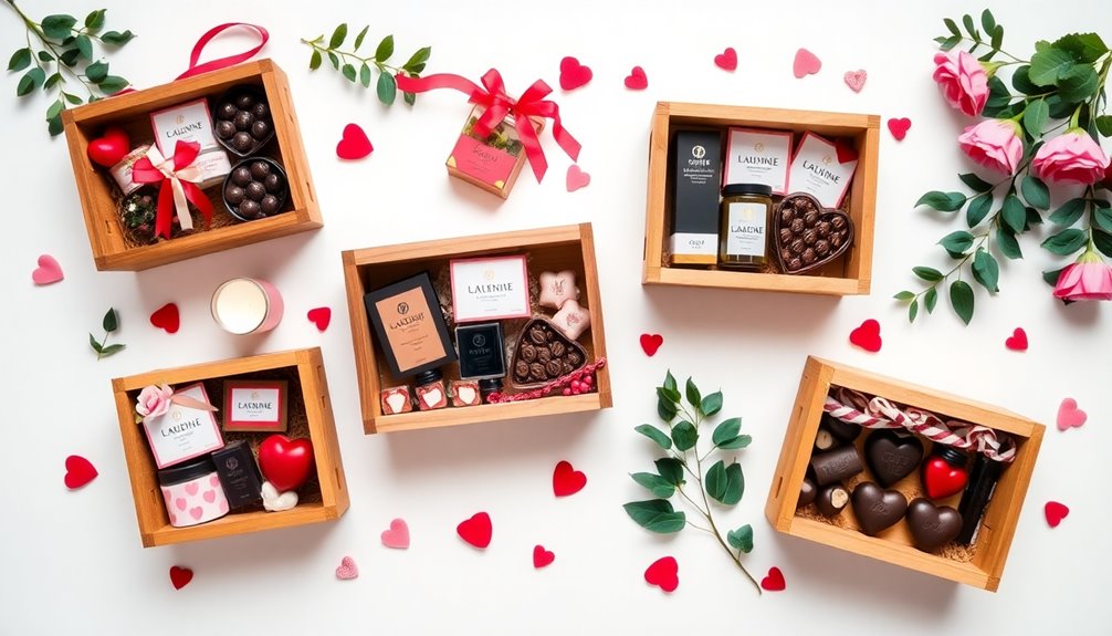 valentine gift crate selection