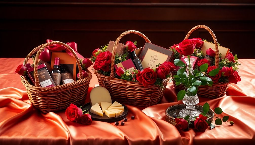 valentine gourmet basket selection