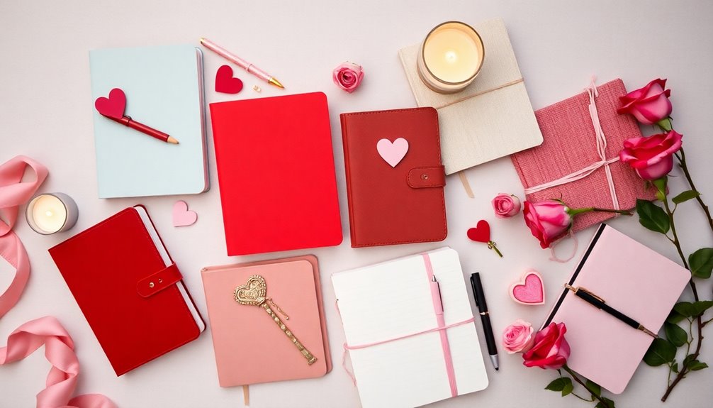 valentine journal gift selection