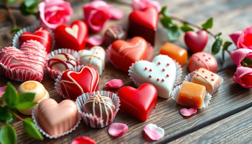 valentine s candy arrangement selection