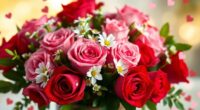 valentine s day flower arrangements