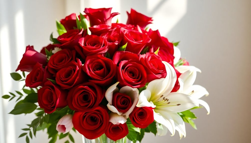 valentine s day flower bouquets