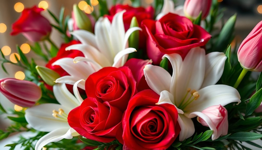 valentine s day flower selections